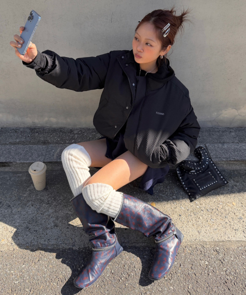 YOUHEE（ユヒ）の「SORBET PUFFER BLACK（ダウンジャケット/コート・レディース・その他・FREE）」の11枚目の写真