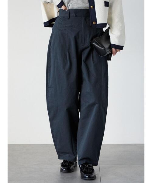 Lugnoncure（ルノンキュール）の「チノカーブパンツ（その他パンツ・レディース・ボルドー/ネイビー/クリーム・F）」の6枚目の写真