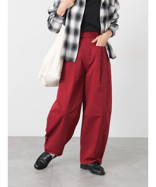 Lugnoncure（ルノンキュール）の「チノカーブパンツ（その他パンツ・レディース・ボルドー/ネイビー/クリーム・F）」の9枚目の写真