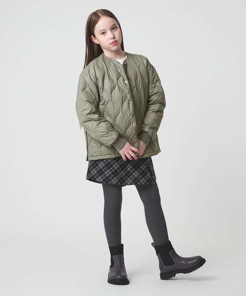 セール】【別注】＜TAION＞ノーカラー ダウン / キッズ 140cm-150cm