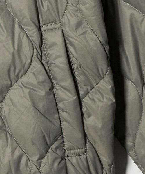 green label relaxing（グリーンレーベルリラクシング）の「【別注】＜TAION＞ノーカラー ダウン / キッズ  140cm-150cm（ダウンジャケット/コート・キッズ・ブラック/オリーブ・150cm/140cm）」の14枚目の写真