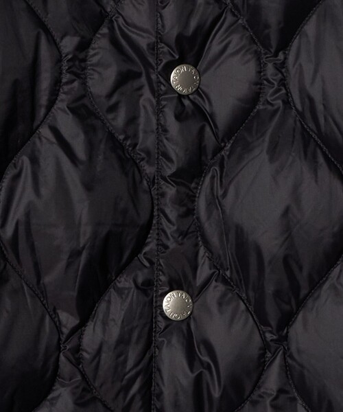 green label relaxing（グリーンレーベルリラクシング）の「【別注】＜TAION＞ノーカラー ダウン / キッズ  140cm-150cm（ダウンジャケット/コート・キッズ・ブラック/オリーブ・150cm/140cm）」の22枚目の写真