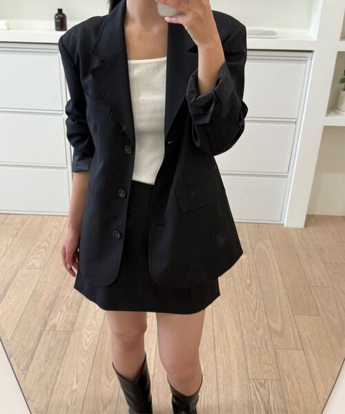 LINGSEOUL(リングソウル)の「summer wool skirt pants-black(スカート・レディース・その他・SMALL/MEDIUM)」の4枚目の写真