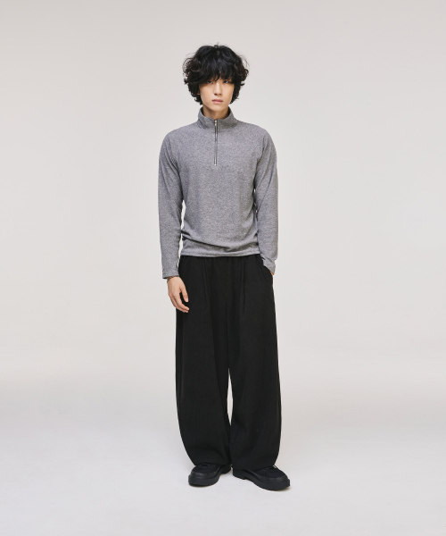 SIGNATURE（シグネチャ）の「カーブドコーデュロイバンディングパンツ[ブラック]（スウェットパンツ・レディース・その他・MEDIUM/LARGE）」の2枚目の写真