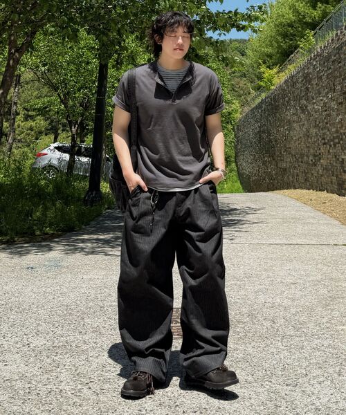 TOFFEE（トフィー）の「2WAYキャンバスバッグ（ブラック）（メッセンジャーバッグ・メンズ・その他・ONE SIZE）」の12枚目の写真