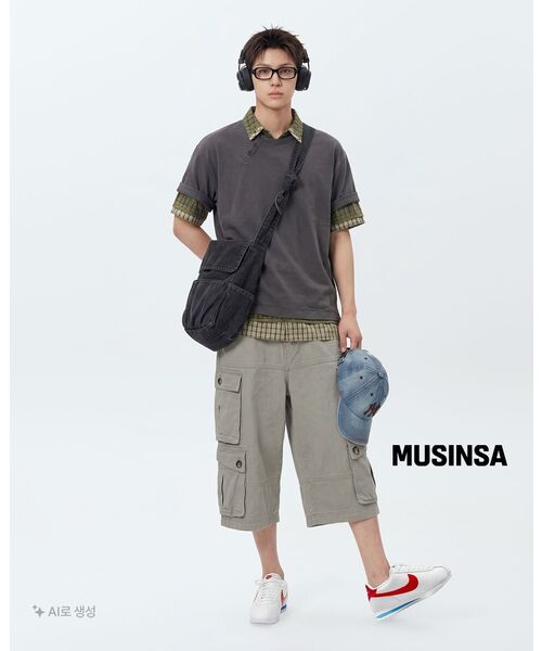 TOFFEE（トフィー）の「2WAYキャンバスバッグ（ブラック）（メッセンジャーバッグ・メンズ・その他・ONE SIZE）」の13枚目の写真
