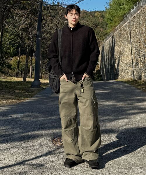 TOFFEE（トフィー）の「2WAYキャンバスバッグ（ブラック）（メッセンジャーバッグ・メンズ・その他・ONE SIZE）」の16枚目の写真