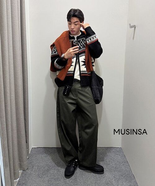 TOFFEE（トフィー）の「2WAYキャンバスバッグ（ブラック）（メッセンジャーバッグ・メンズ・その他・ONE SIZE）」の2枚目の写真