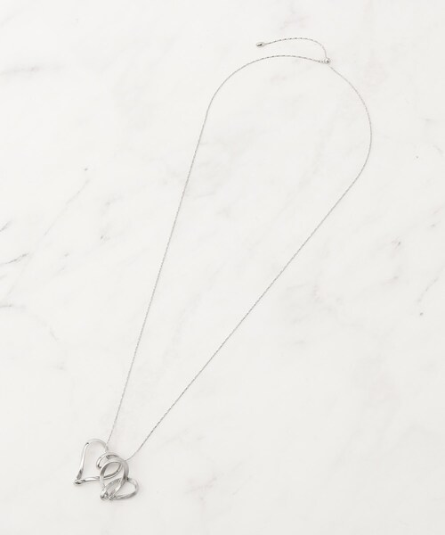 SHOO・LA・RUE(シューラルー)の「Wハートネックレス(ネックレス・レディース・ダークブラウン/ゴールド/シルバー・00)」の6枚目の写真