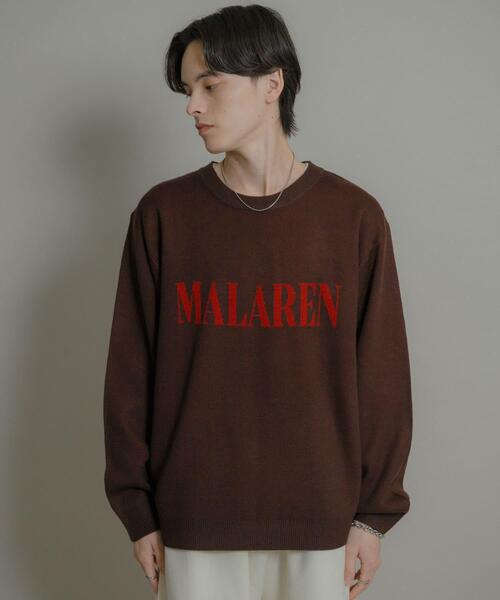 SENSE OF PLACE by URBAN RESEARCH(センスオブプレイスバイアーバンリサーチ)の「ロゴグラフィッククルーネックニット(ニット/セーター・メンズ・ブラウン/ライトベージュ/ブラック・LARGE/MEDIUM)」の15枚目の写真