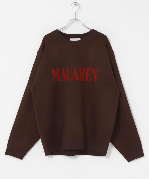 SENSE OF PLACE by URBAN RESEARCH(センスオブプレイスバイアーバンリサーチ)の「ロゴグラフィッククルーネックニット(ニット/セーター・メンズ・ブラウン/ライトベージュ/ブラック・LARGE/MEDIUM)」の18枚目の写真