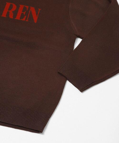 SENSE OF PLACE by URBAN RESEARCH(センスオブプレイスバイアーバンリサーチ)の「ロゴグラフィッククルーネックニット(ニット/セーター・メンズ・ブラウン/ライトベージュ/ブラック・LARGE/MEDIUM)」の20枚目の写真