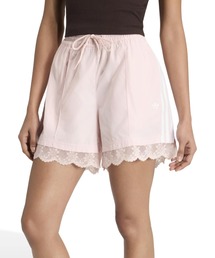 adidas LACE TRIM 3 STRIPE SHORT / アディダス レーストリム 3 ストライプ ショーツ