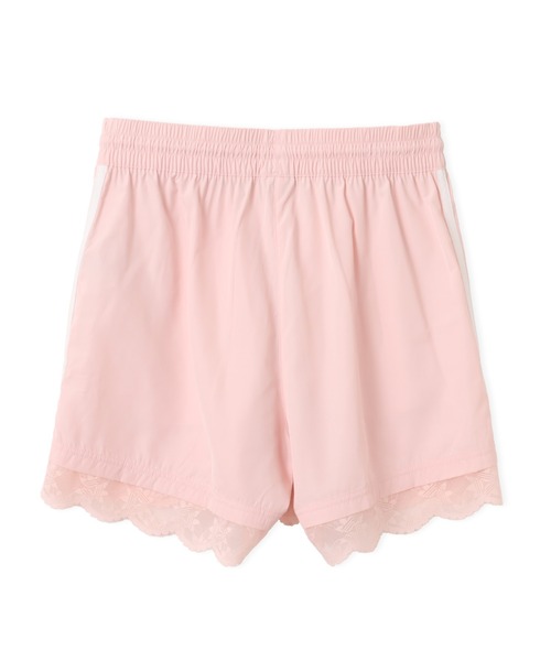 adidas(アディダス)の「adidas LACE TRIM 3 STRIPE SHORT / アディダス レーストリム 3 ストライプ ショーツ(その他パンツ・レディース・ピンク・L/S/M)」の7枚目の写真