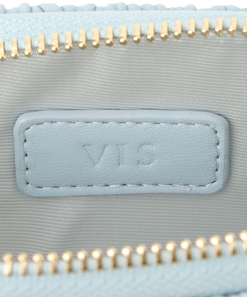 VIS（ビス）の「プリーツ加工ポーチチャーム（チャーム・レディース・キナリ/サックスブルー/ブラック・FREE）」の14枚目の写真