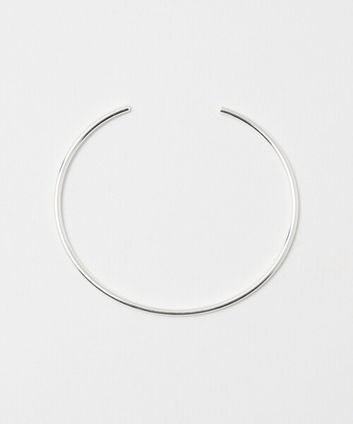 green label relaxing（グリーンレーベルリラクシング）の「GLR ラウンド シルバー バングル（バングル/リストバンド・メンズ・シルバー・FREE）」の2枚目の写真