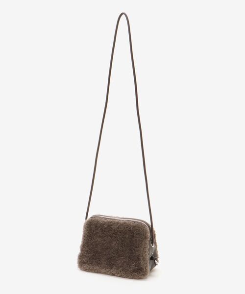 le.coeur blanc（ルクールブラン）の「フェイクボアミニショルダー（ショルダーバッグ・レディース・アイボリー/ブラウン・FREE）」の13枚目の写真