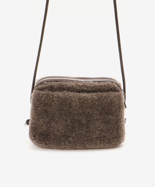 le.coeur blanc（ルクールブラン）の「フェイクボアミニショルダー（ショルダーバッグ・レディース・アイボリー/ブラウン・FREE）」の15枚目の写真