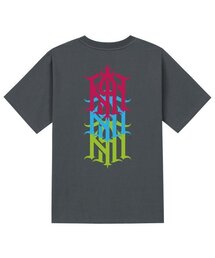 KTG0046 カンシンバル交差 半袖Tシャツ - グレー