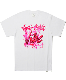 バイブ ビビッドピンク Tシャツ ホワイト