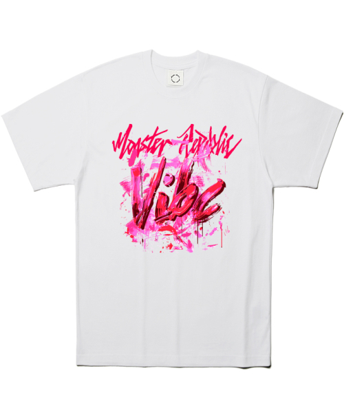 MONSTER REPUBLIC(モンスターリパブリック)の「バイブ ビビッドピンク Tシャツ ホワイト(Tシャツ/カットソー・レディース・その他・X-LARGE/LARGE/MEDIUM/SMALL)」の2枚目の写真