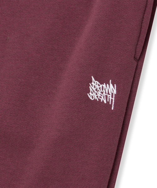 BROWNBREATH（ブラウンブレス）の「TAG WIDE SWEAT PANTS - BURGUNDY（スウェットパンツ・レディース・その他・SMALL/MEDIUM/LARGE/X-LARGE）」の5枚目の写真