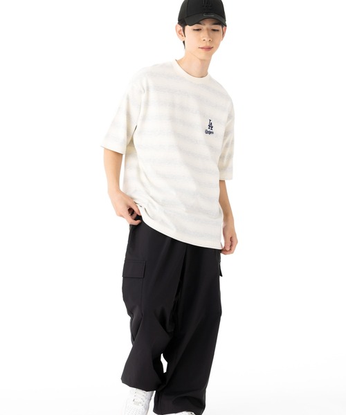 NEW ERA(ニューエラ)の「ニューエラ 半袖Tシャツ オーバーサイズ MLB(Tシャツ/カットソー・メンズ・ネイビー/ホワイト・XXL/XL/L/M/S)」の8枚目の写真