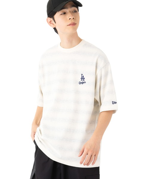 NEW ERA(ニューエラ)の「ニューエラ 半袖Tシャツ オーバーサイズ MLB(Tシャツ/カットソー・メンズ・ネイビー/ホワイト・XXL/XL/L/M/S)」の6枚目の写真