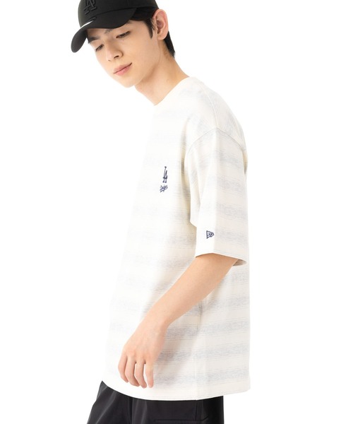NEW ERA(ニューエラ)の「ニューエラ 半袖Tシャツ オーバーサイズ MLB(Tシャツ/カットソー・メンズ・ネイビー/ホワイト・XXL/XL/L/M/S)」の5枚目の写真
