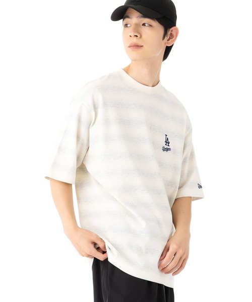 NEW ERA(ニューエラ)の「ニューエラ 半袖Tシャツ オーバーサイズ MLB(Tシャツ/カットソー・メンズ・ネイビー/ホワイト・XXL/XL/L/M/S)」の4枚目の写真