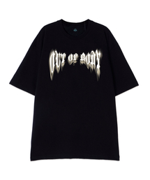 [オーバーサイズ]アウトオブボディ13番手綿ラウンドネック半袖Tシャツ_ブラック