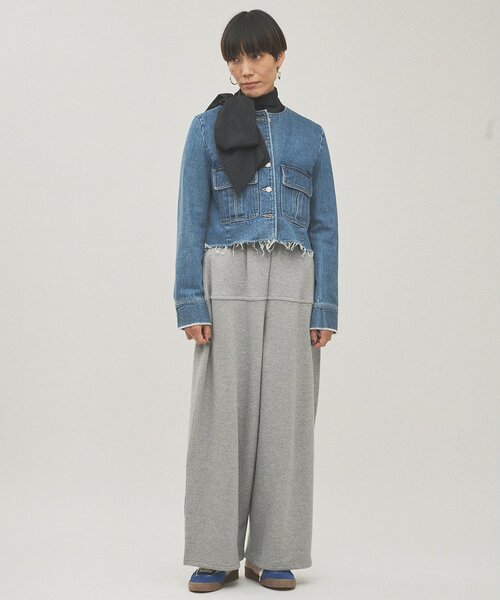 Whim Gazette(ウィムガゼット)の「裏毛バレルパンツ(スウェットパンツ・レディース・グレー/ブラウン・FREE)」の9枚目の写真