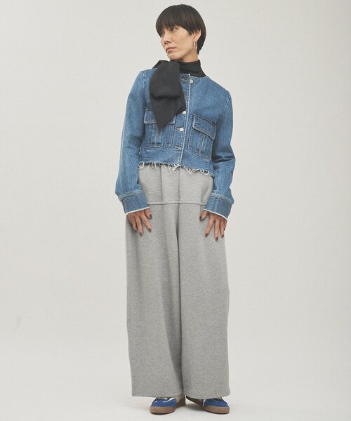 Whim Gazette(ウィムガゼット)の「裏毛バレルパンツ(スウェットパンツ・レディース・グレー/ブラウン・FREE)」の10枚目の写真