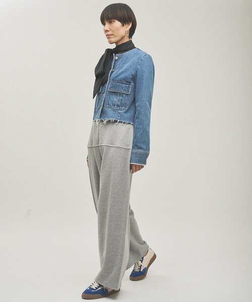 Whim Gazette(ウィムガゼット)の「裏毛バレルパンツ(スウェットパンツ・レディース・グレー/ブラウン・FREE)」の11枚目の写真