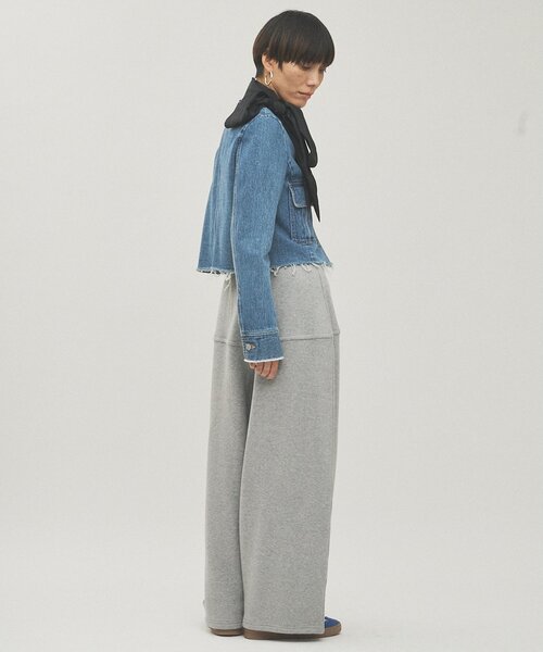 Whim Gazette(ウィムガゼット)の「裏毛バレルパンツ(スウェットパンツ・レディース・グレー/ブラウン・FREE)」の12枚目の写真