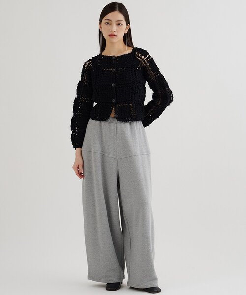 Whim Gazette(ウィムガゼット)の「裏毛バレルパンツ(スウェットパンツ・レディース・グレー/ブラウン・FREE)」の18枚目の写真