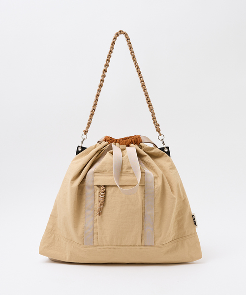 CONTROL FREAK（コントロールフリーク）の「【CTFK/コントロールフリーク】ナイロン3WAYスクエアトート（トートバッグ・レディース・グリーン/ベージュ/その他1/ブラック・フリー）」の13枚目の写真