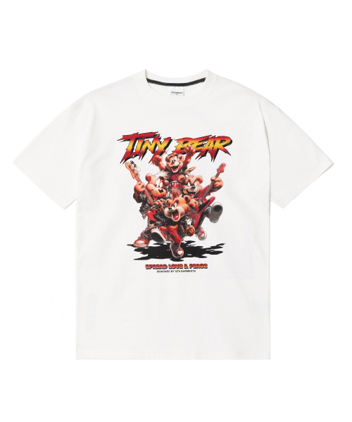 QT8 GARMENTS(キューティーエイトガーメント)の「OC Tiny Bear Band Tee (Ivory)(Tシャツ/カットソー・レディース・その他・SMALL/MEDIUM/LARGE/X-LARGE)」の2枚目の写真