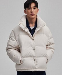 [COVERNAT x WRANGLER] ハイネックコラボアートワークダックダウンアイボリー