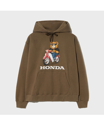 Honda Bear Hoodie Brown