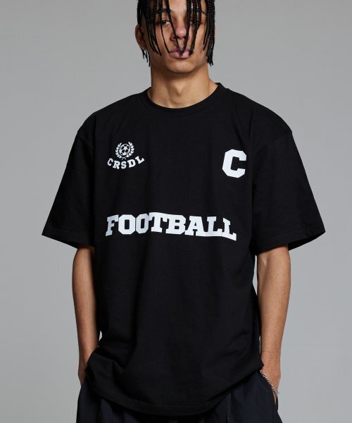 CREAM SODA LAB(クリームソーダラボ)の「シーロゴ フットボールクラブ 半袖Tシャツ ブラック(Tシャツ/カットソー・メンズ・その他・LARGE/MEDIUM/X-LARGE/XX-LARGE)」の3枚目の写真