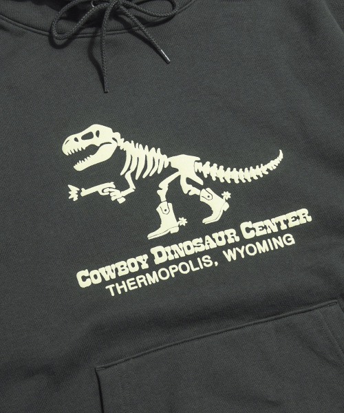 ESPIONAGE（エスピオナジ）の「CDC T-Rex Heavyweight Hoodie Vintage Black（スウェット・メンズ・その他・LARGE/MEDIUM/X-LARGE）」の4枚目の写真