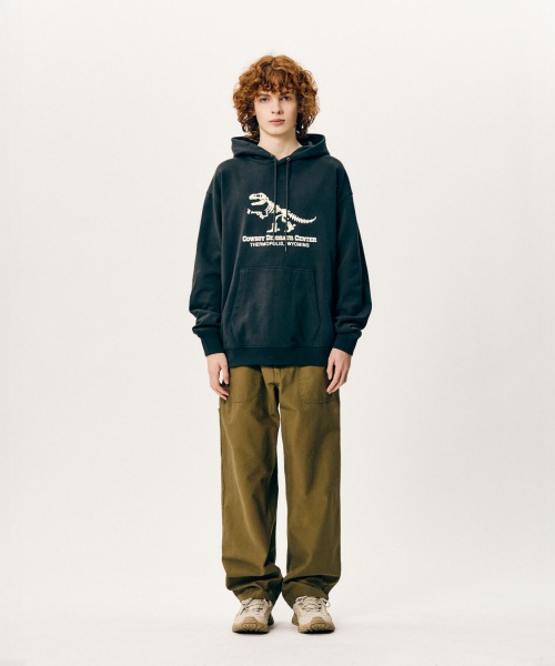 ESPIONAGE（エスピオナジ）の「CDC T-Rex Heavyweight Hoodie Vintage Black（スウェット・メンズ・その他・LARGE/MEDIUM/X-LARGE）」の2枚目の写真