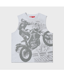 Racer Sleeveless White