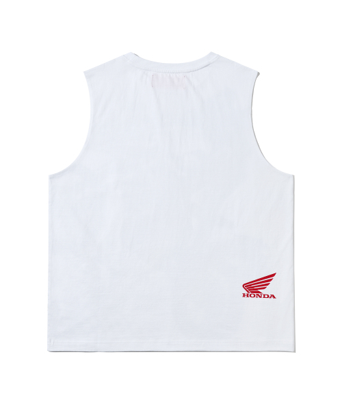 PHYPS MOTORCYCLE(フィップスモーターサイクル)の「Racer Sleeveless White(Tシャツ/カットソー・レディース・その他・MEDIUM/LARGE/X-LARGE)」の3枚目の写真