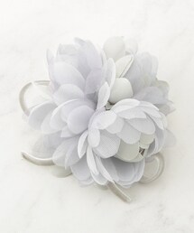 SHOO・LA・RUE（シューラルー）の「【セレモニー】やわらかな印象に MIXリボンコサージュ（ブローチ/コサージュ）」