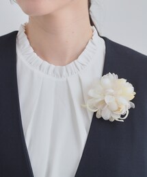 SHOO・LA・RUE（シューラルー）の「【セレモニー】やわらかな印象に MIXリボンコサージュ（ブローチ/コサージュ）」