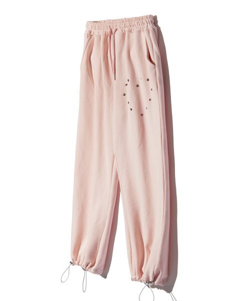 PIECEMAKER（ピースメーカー）の「HEART EYELET SWEAT PANTS (PINK)（スウェットパンツ・レディース・その他・LARGE/MEDIUM）」の4枚目の写真