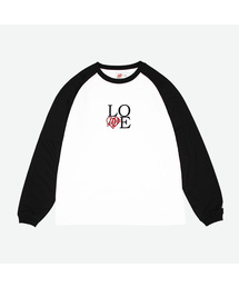 WEIRDWORLD（ウィアード ワールド）の「ラブラグランロングスリーブホワイト（Tシャツ/カットソー）」