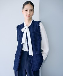 ROPE'（ロペ）の「ミックスツイードジレベスト/26SS（ベスト）」